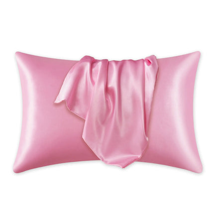 African Fabs Silky Satin Pillowcase Pink