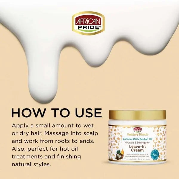 African Pride Moisture Miracle Leave-In Cream