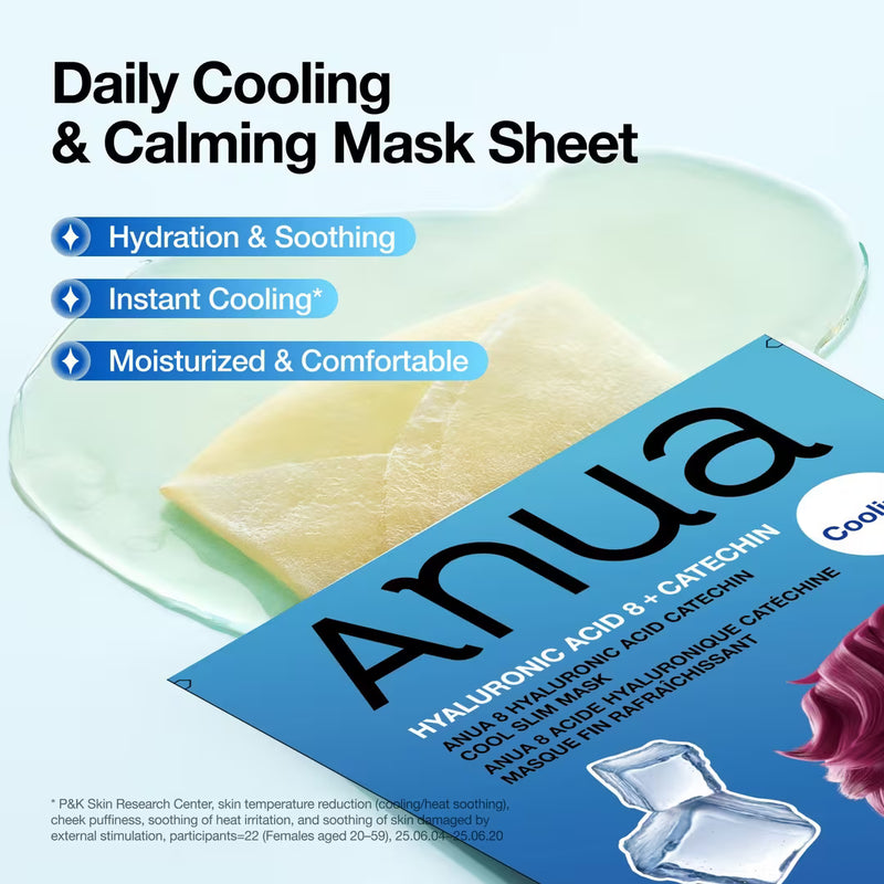 Anua K-Pop Demon Hunters 8 Hyaluronic Acid Catechin Cool Slim Mask Abby Saja
