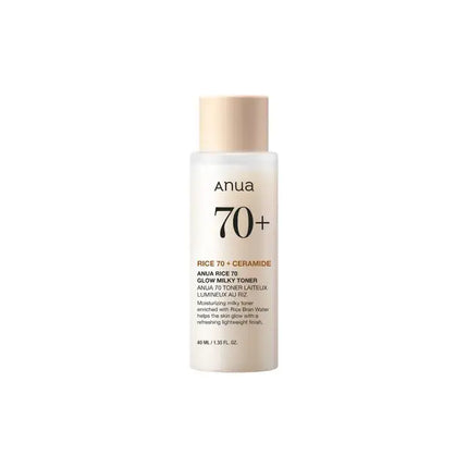Anua Rice 70 Glowy Milky Toner 40 ml.