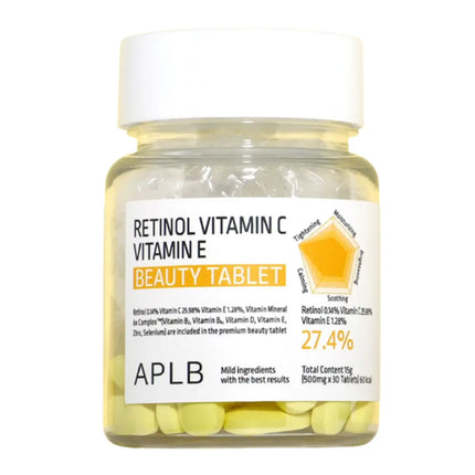 APLB Retinol Vitamin C Vitamin E Beauty Tablet