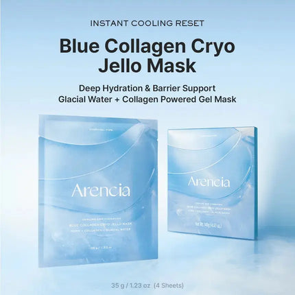 Arencia Blue Collagen Cyro Jello Mask 4-Pack