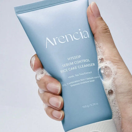 Arencia Hyssop Sebum Control Rice Cake Cleanser
