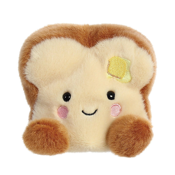 Aurora World Palm Pals Buttery Toast, zacht knuffeltje in boterham vorm