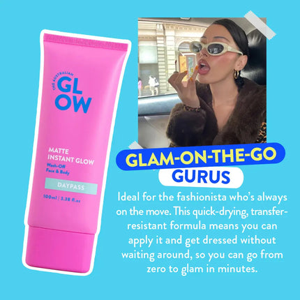 Australian Glow Instant Tan Cream Daypass