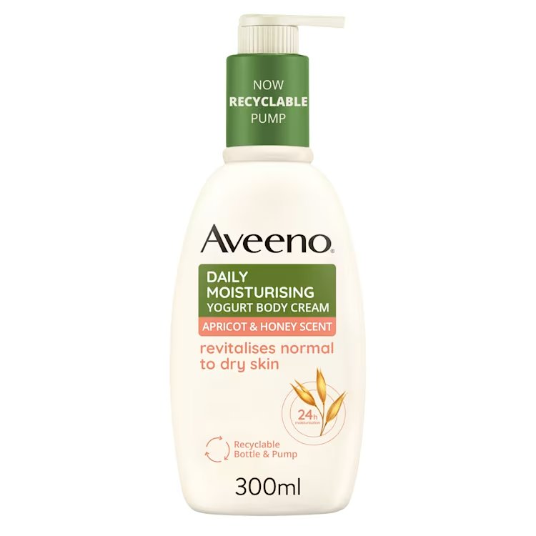 Aveeno Yoghurt Body Cream Apricot & Honey Scent 300 ml. 1