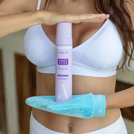 Azure Tan Self Tan Mousse Violet Base Dark to Ultra Dark