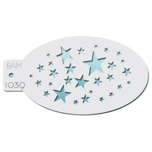 BadAss Stencils Face Paint Template 1039