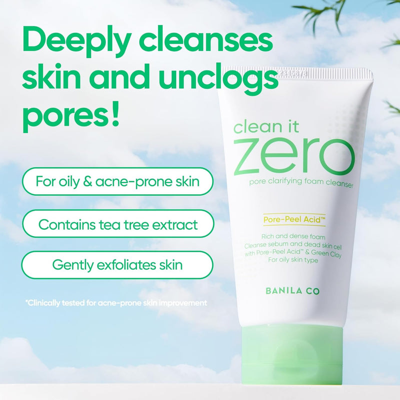 Banila Co. Clean It Zero Pore Clarifying Foam Cleanser