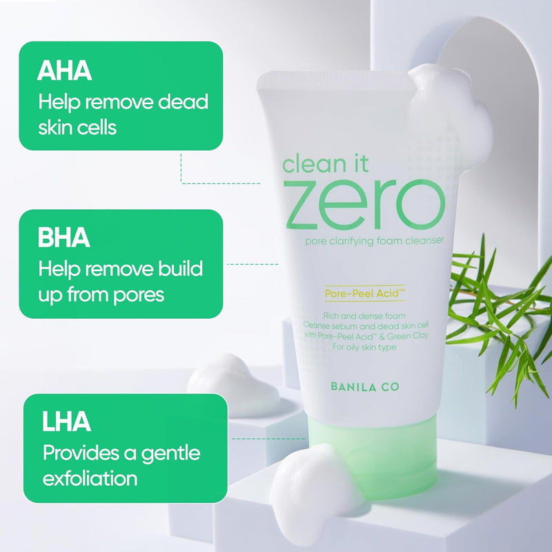 Banila Co. Clean It Zero Pore Clarifying Foam Cleanser