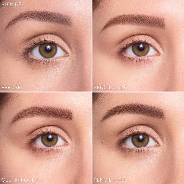 Beauty Creations Duet Gel Tint & Brow Pencil Ebony, een 2-in-1 wenkbrauwpotlood met getinte gel