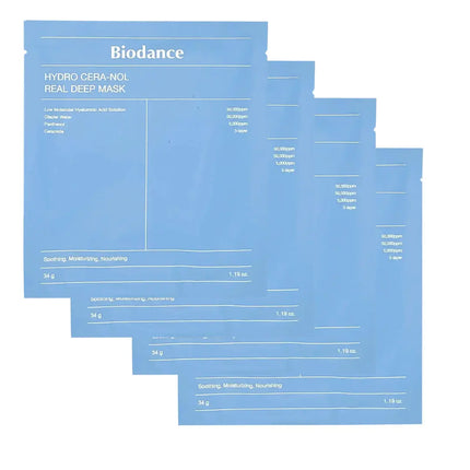 Biodance Hydro Cera-nol Real Deep Mask 4-Pack