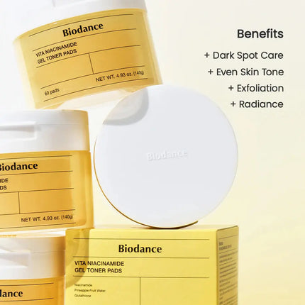 Biodance Vita Niacinamide Gel Toner Pads