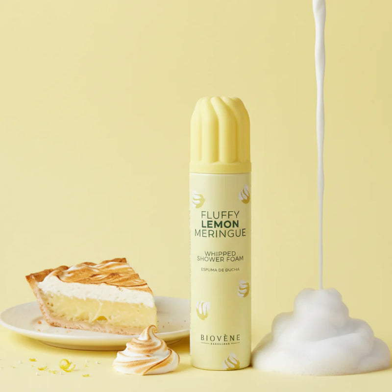 Biovene Fluffy Lemon Meringue Whipped Shower Foam