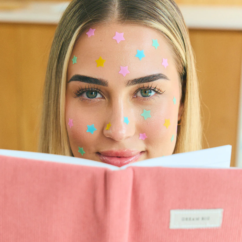 Biovene Pimple Star Patches & Mirror Case Pink