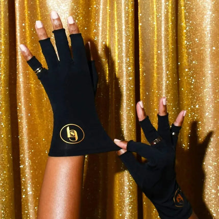 Black Girl Sun Shield UPF 50+ Gloves