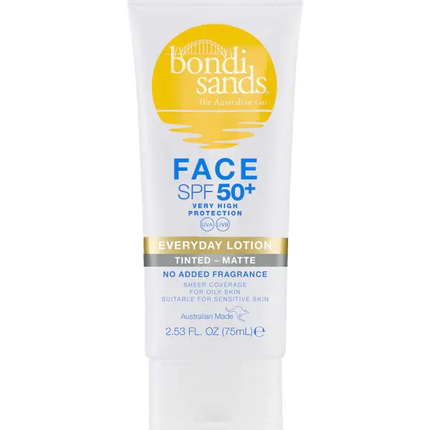 Bondi Sands Everyday Face Lotion Tinted-Matte SPF50+ Fragrance Free