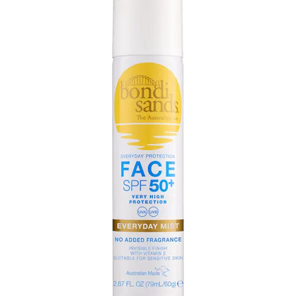 Bondi Sands Everyday Face Mist SPF50+ Fragrance Free