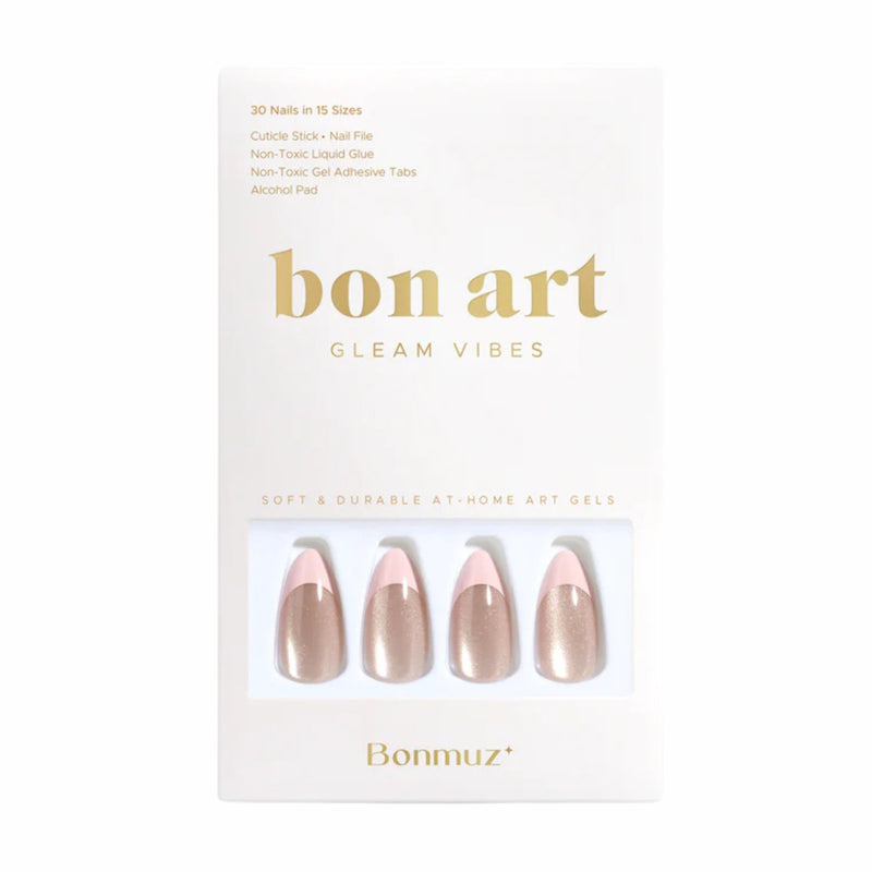 Bonmuz Press-On Nails Ballet Quartz