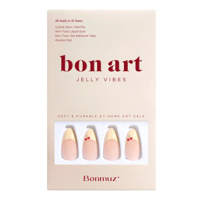 Bonmuz Press-On Nails Cherry Charm