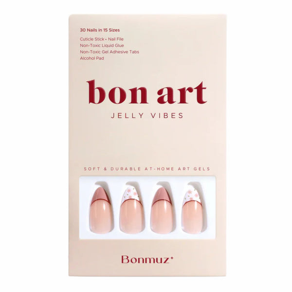 Bonmuz Press-On Nails Mulberry Bloom