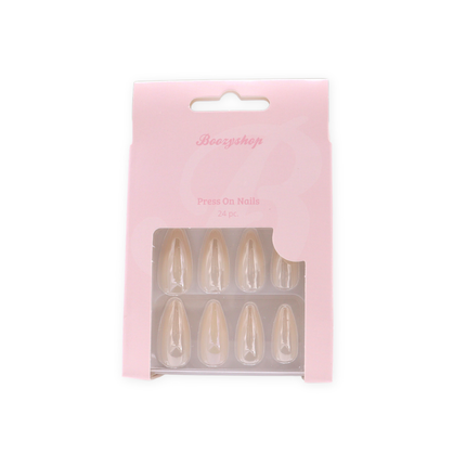 Boozyshop 24 pcs Press On Nails Glazed Donut