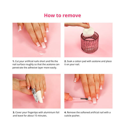 Boozyshop 24 pcs Press On Nails Polka Dots