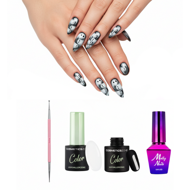 Boozyshop Ghost Nail Art Set