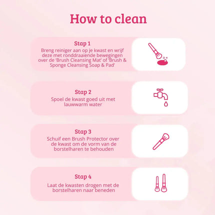 Boozyshop Pink & Rose Gold Angle Shader Brush