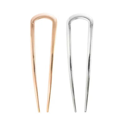 Brushworks French Hair Pin Duo Gold & Silver