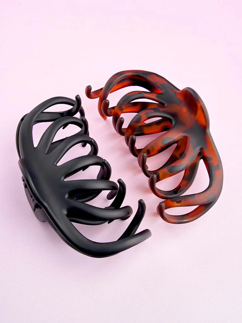 Brushworks Matte Octopus Claw Clips Set