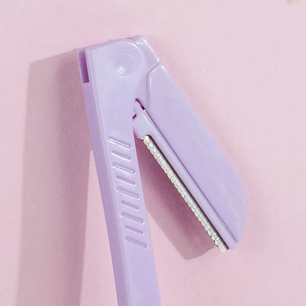 Brushworks Precision Eyebrow Razor Pastel