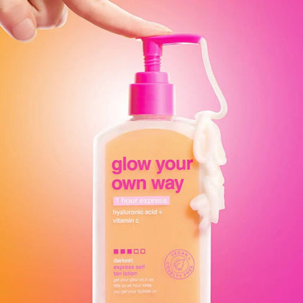 B.tan Glow Your Own Way Express Self Tan Lotion