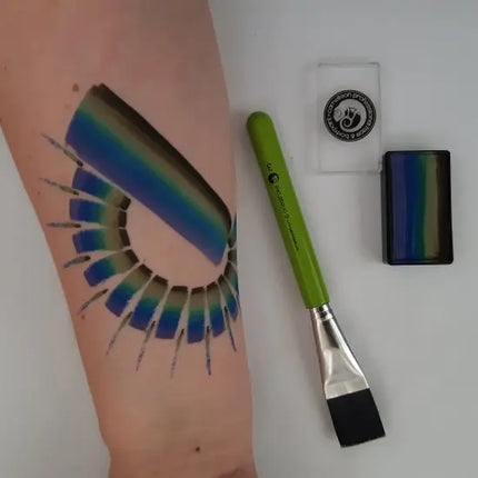 Cameleon Paint Splitcake Color Block Peacock