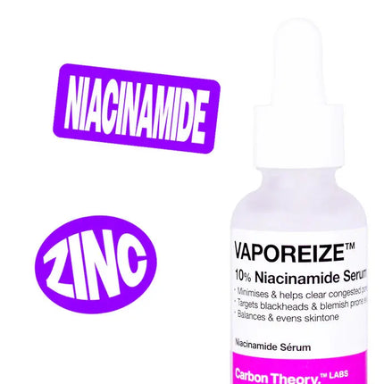 Carbon Theory VaPOREize 10% Niacinamide Serum
