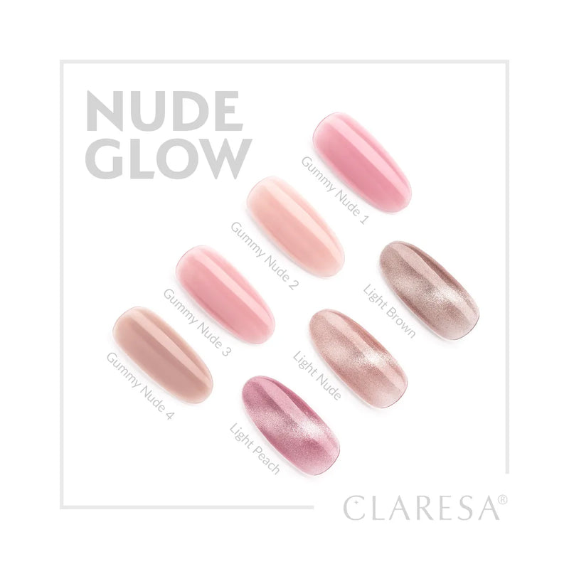 Claresa UV/LED Nail Polish Nude Glow Gummy Nude 1