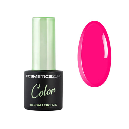 Cosmetics Zone Hypoallergenic Hybrid UV/LED Gel Polish Neon Dark Pink N1