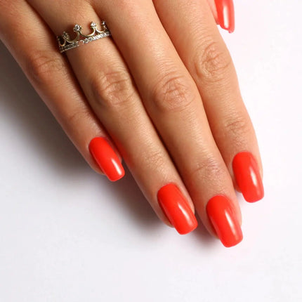 Cosmetics Zone Hypoallergenic Hybrid UV/LED Gel Polish Neon Electric Orange N18