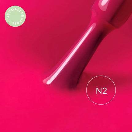 Cosmetics Zone Hypoallergenic Hybrid UV/LED Gel Polish Neon Light Pink N2