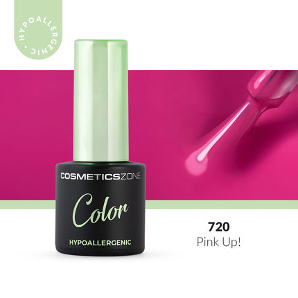 Cosmetics Zone Hypoallergenic Hybrid UV/LED Gel Polish Pink Up! 720