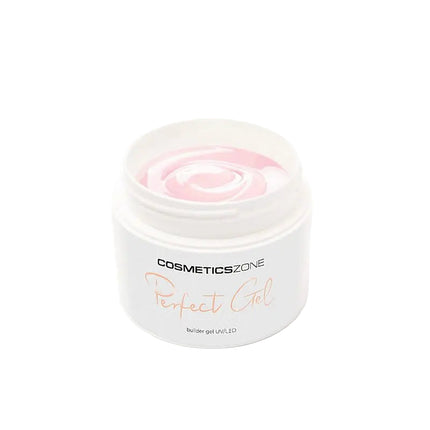 Cosmetics Zone Hypoallergenic UV/LED Builder Gel White Pink