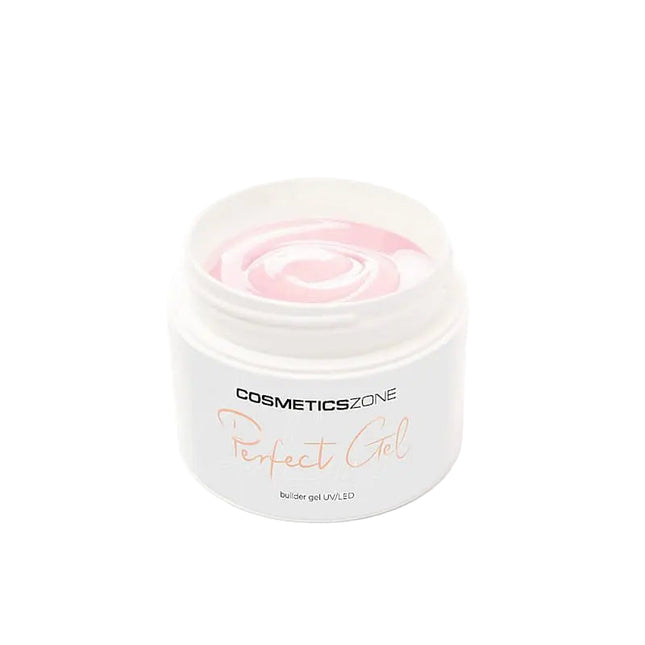 Cosmetics Zone Hypoallergenic UV/LED Builder Gel White Pink