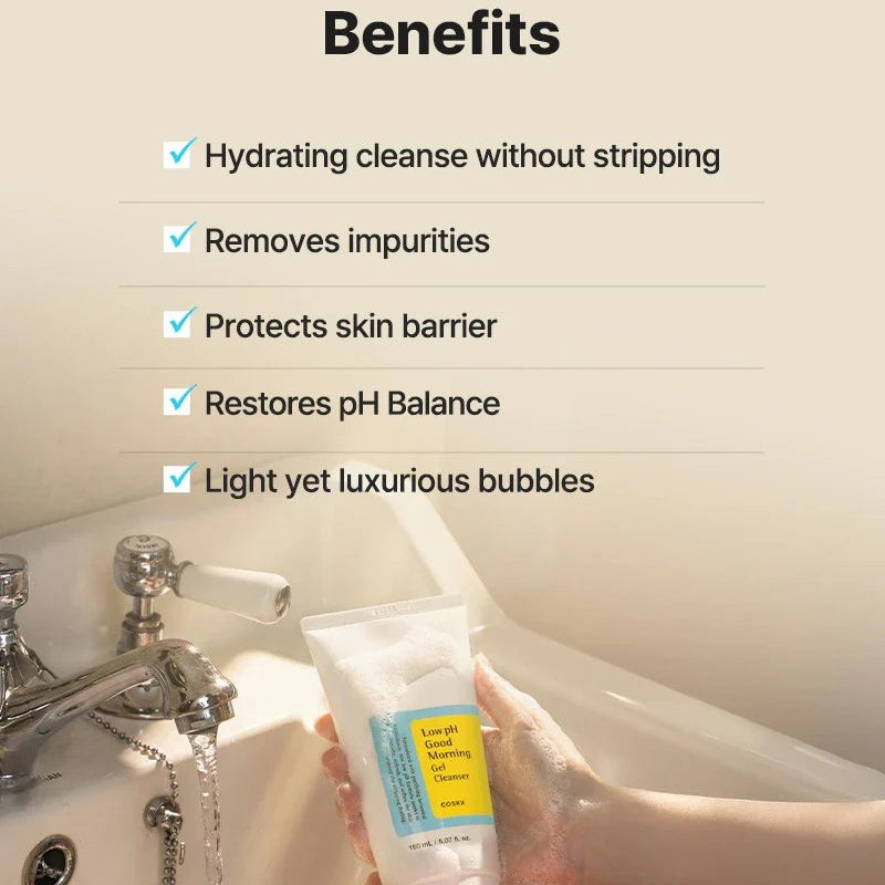COSRX Low Ph Good Morning Gel Cleanser