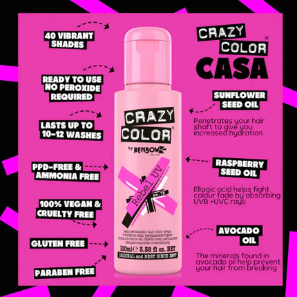 Crazy Color 78 Rebel UV