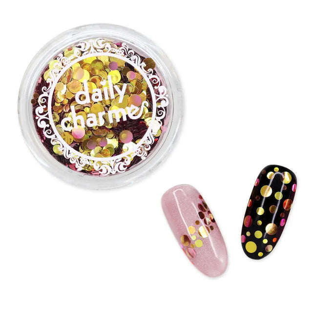 Daily Charme Chameleon Color Shifting Hex Glitter Dragon Flame