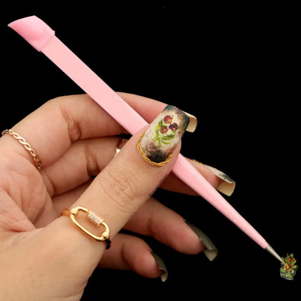 Daily Charme Pink Nail Art Tweezer