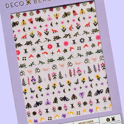 Deco Beauty Nail Art Stickers Wildflower