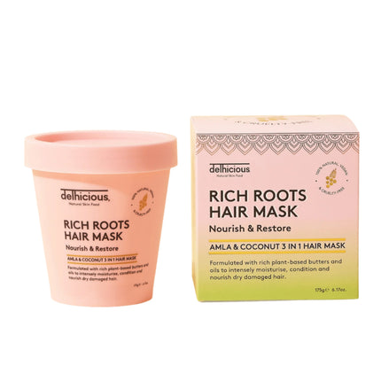 Delhicious Rich Roots 3-in-1 Nourishing Hair Mask Amla & Coconut