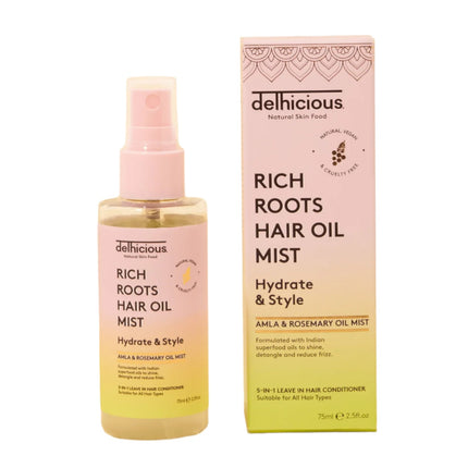 Delhicious Rich Roots 5-in-1 Hair Oil Mist Leave In Conditioner