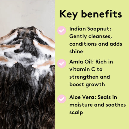 Delhicious Rich Roots Strengthen & Moisturise Shampoo Amla & Rosemary